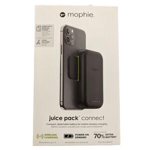 N6.N Mophie Juice Pack Connect 5000MAH Portable Battery For Qi-Enabled Phones